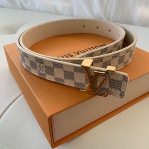 Louis Vuitton Damier LV Initiales 25mm Belt